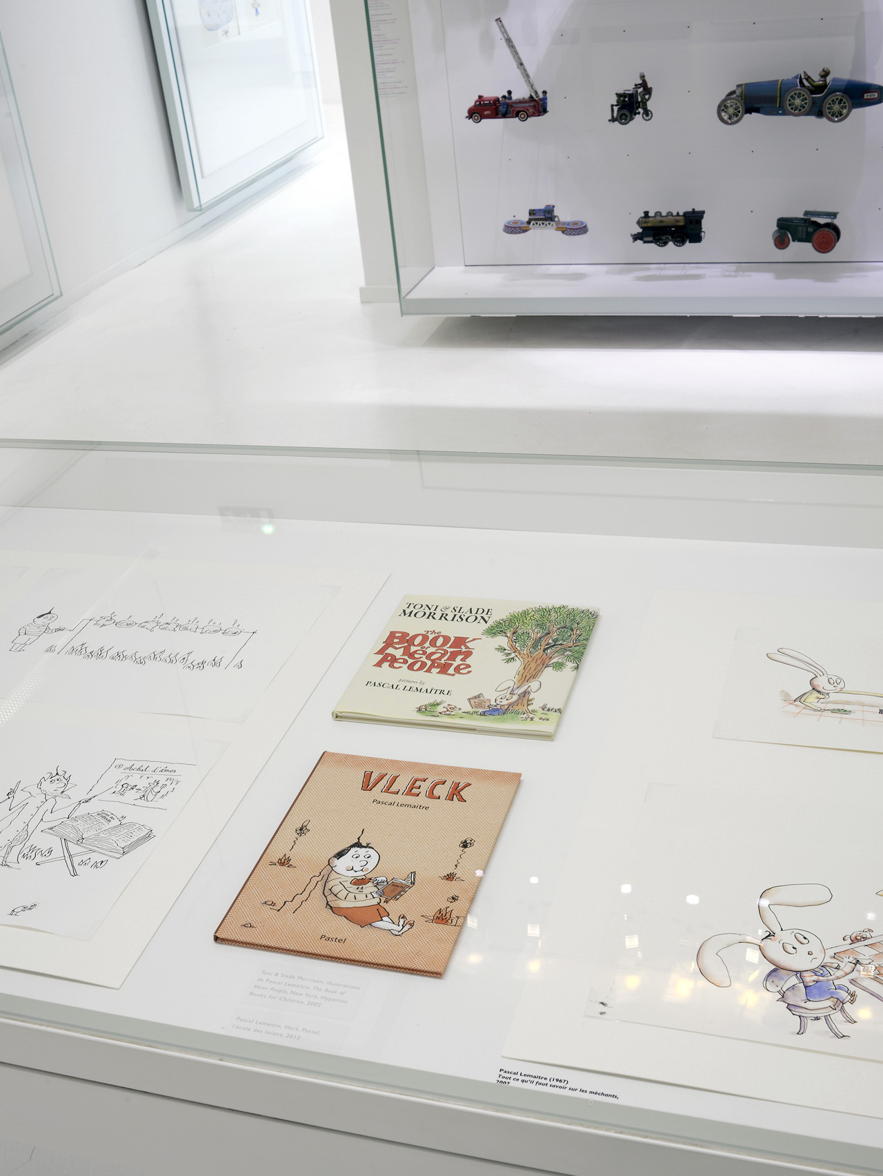 The Book of Mean People, Vleck and Le Petit Cordonnier de Venise exhibited at the Tomi Ungerer Museum/ International Center of Illustration.